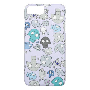 Skull Pattern iPhone 8 Plus / 7 Plus Hoesje