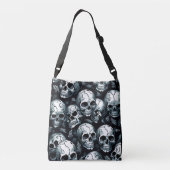 Skull Pattern Crossbody Tas (Achterkant)