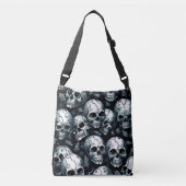 Skull Pattern Crossbody Tas (Voorkant)