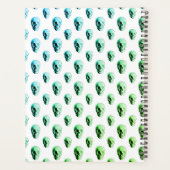 Skull Pattern Halloween Planner (Achterkant)