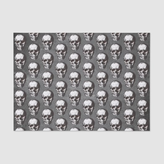 Skull Pattern Halloween Tissuepapier (Voorkant)