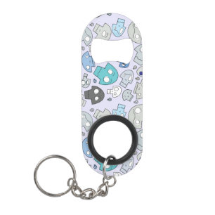 Skull Pattern Sleutelhanger Flessenopener