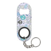Skull Pattern Sleutelhanger Flessenopener (Achterkant)