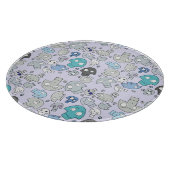 Skull Pattern Snijplank (Hoek)