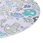 Skull Pattern Snijplank (Hoek)