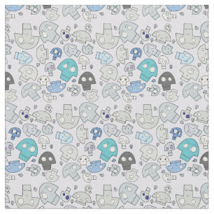 Skull Pattern Stof