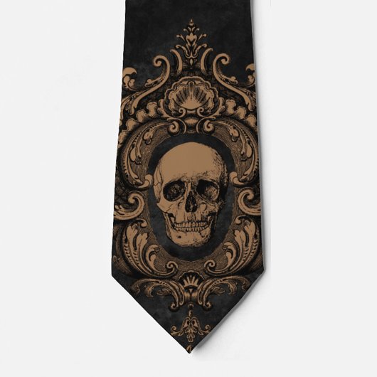Skull Pattern | STROPDAS | Zwart