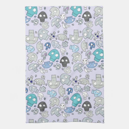 Skull Pattern Theedoek (Verticaal)