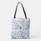 Skull Pattern Tote Bag (Achterkant)