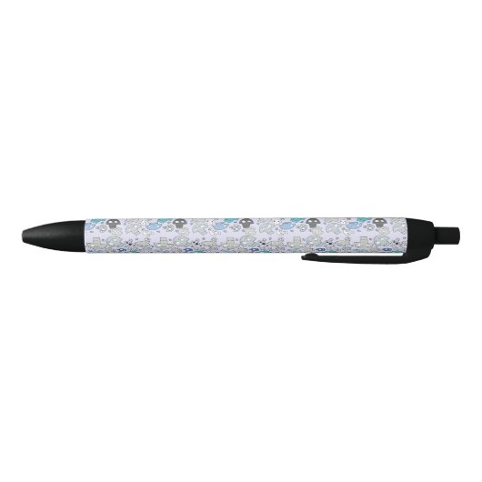 Skull Pattern Zwarte Inkt Pen (Bodem)