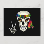 Skull Peace Briefkaart (Voorkant)