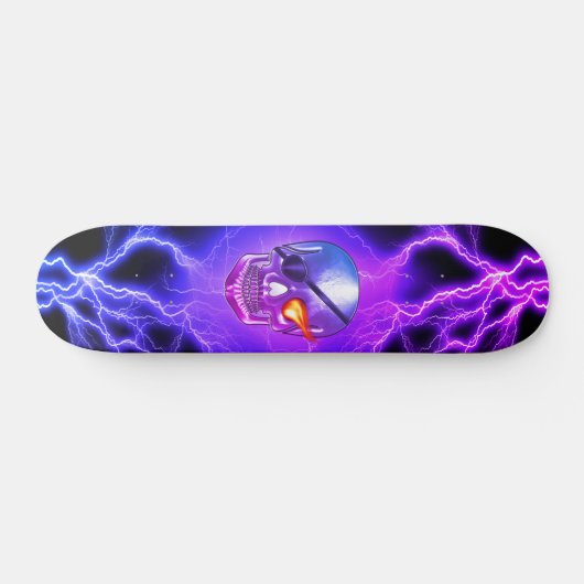 Skull Pirate Eye Patch Skateboard (Horizontaal)