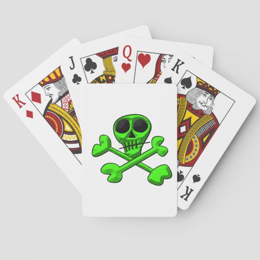 Skull Pokerkaarten (Achterkant)