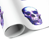 Skull Pop Art Illustration Cadeaupapier (Rol Hoek)