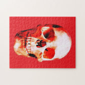 Skull Pop Art Illustration Legpuzzel (Horizontaal)