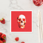 Skull Pop Art Illustration Servet (Insitu)