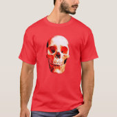 Skull Pop Art Illustration T-shirt (Voorkant)