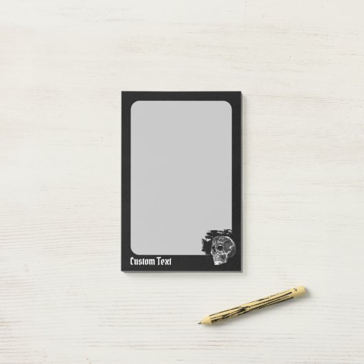 Skull Post-it Notes (Op bureau)