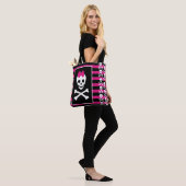 Skull Princess Canvas tas (Op model)