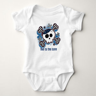 Skull Pset Baby Aangepast op maat Eén stuk Romper