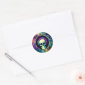 Skull Psychedelics Sticker (Envelop)
