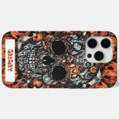 Skull & Pumpkin iPhone Case (Achterkant (horizontaal))