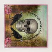 Skull Ravens Halloween Legpuzzel (Horizontaal)