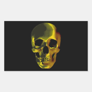 Skull Rechthoekige Sticker