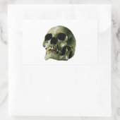 Skull Rechthoekige Sticker (Tas)