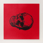 Skull Red Pop Art Legpuzzel (Horizontaal)
