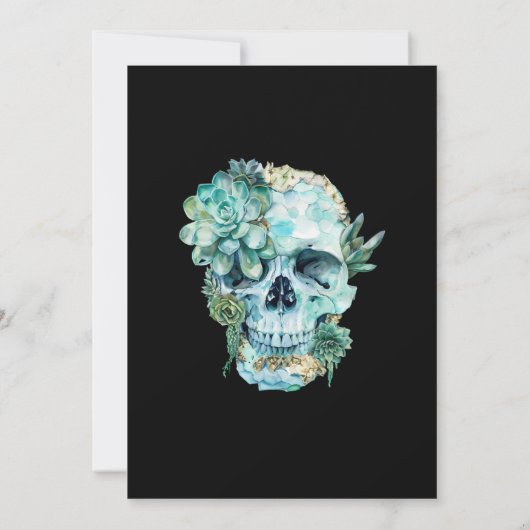 Skull RIP 20s 30th Birthday Death to my Twenties Kaart (Achterkant)