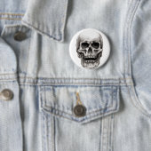 Skull Ronde Button 5,7 Cm (In situ)