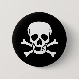 Skull Ronde Button 5,7 Cm