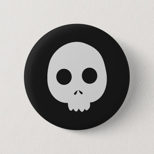 Skull Ronde Button 5,7 Cm (Voorkant)