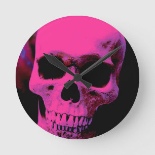 Skull Ronde Klok
