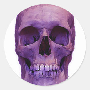 Skull Ronde Sticker