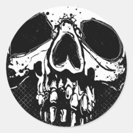 Skull Ronde Sticker