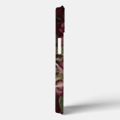 Skull Rozen Burgundy Persoonlijk Case-Mate iPhone Case (Achterkant / Rechts)