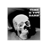 Skull Rubberstempel (Afrduk)
