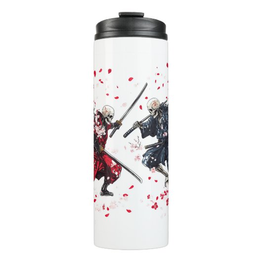 Skull Samurai Duel Thermosbeker (Voorkant)