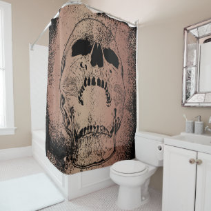 Skull Shower Curtain - Schroef Douchegordijn