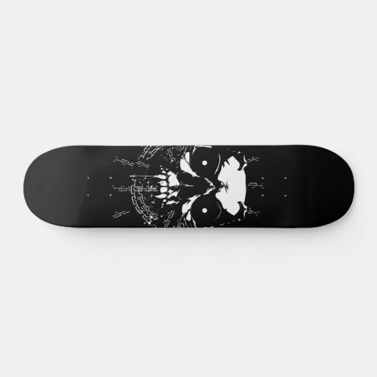 Skull Skateboard (Horizontaal)
