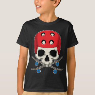 Skull Skater Skateboard Sport T-shirt