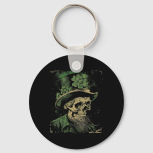 Skull Skelet - Leprechaun St. Patrick's Day Sain Sleutelhanger
