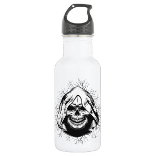 Skull Skeleton Halloween Water Fles