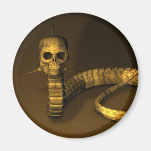 Skull Snake Magneet