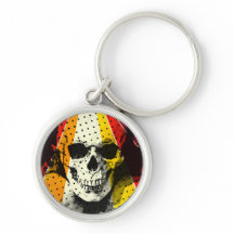 Skull Snoep Carnaval Sleutelhanger