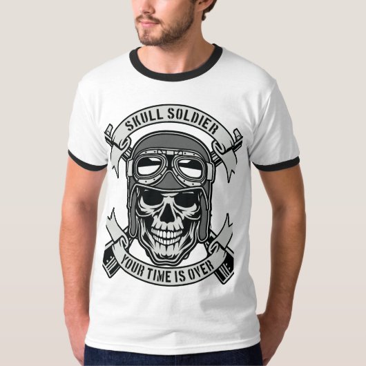 Skull Soldaat T-shirt (Voorkant)