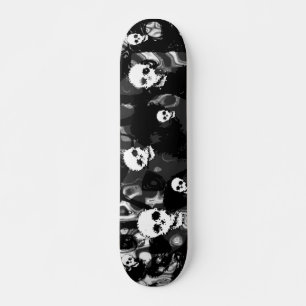Skull Spect B&W skateboard