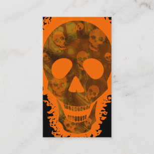 Skull Spect Big Skull Sinaasappel verticaal sinaas Visitekaartje